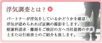 浮気調査とは